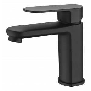 Cora Matte Black Basin Mixer